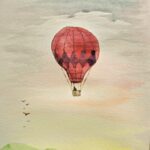 Watercolor Hot Air Balloon