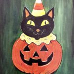 Vintage Halloween Cat
